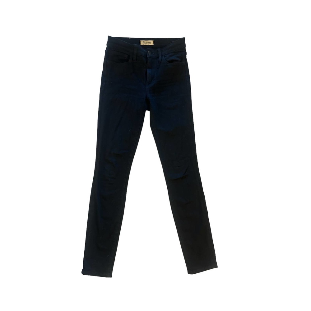 Women 24 Madewell G7392 Roadtripper Jeans Bennett Black High Rise Magic Pockets